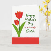 Muttertags-Blumenkarte mit Liebe Karte (Gelbe Blume)