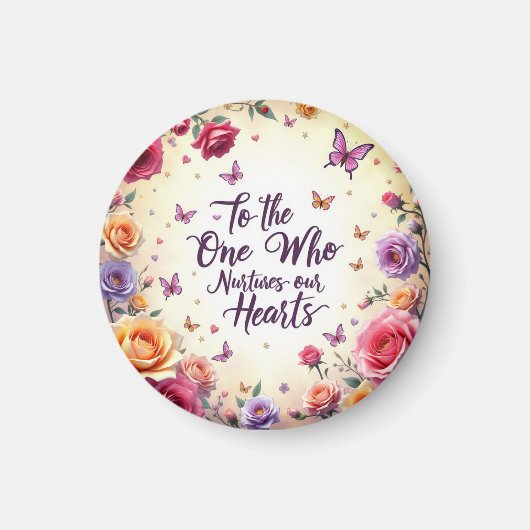 Muttertags-Blumenmagnet Magnet (Vorne)