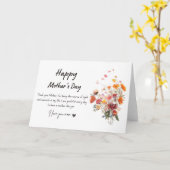 Muttertags-Blumenstrauß-Grußkarte Karte (Gelbe Blume)