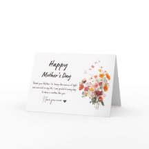 Muttertags-Blumenstrauß-Grußkarte