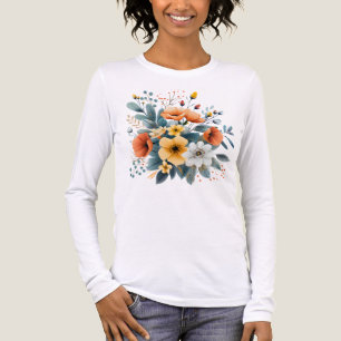 Muttertags-Boho-Blumen Clipart-619830 Tri-Blend Shirt