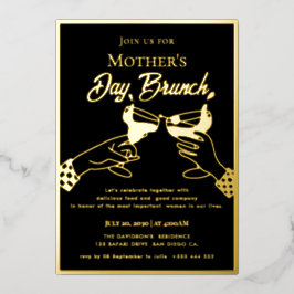 Muttertags-Brunch Folieneinladung