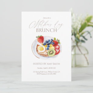 Muttertags-Brunch Watercolor Muttertag Einladung