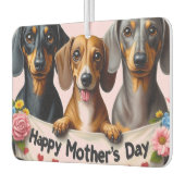 Muttertags-Dachshund Autolufterfrischer (Links)