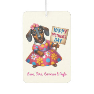 Muttertags-Dachshund Autolufterfrischer