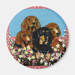 Muttertags-Dachshunde Magnet