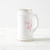 Muttertags Dekoratives Erinnerungs-Geschenk Bierglas (VorderseiteRechts)