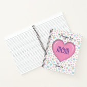 Muttertags Design florales Elegantes Notebook Notizblock (Innenseite)