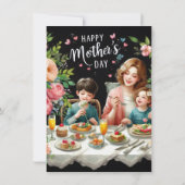 Muttertags-Familienbrunch Einladung (Rückseite)