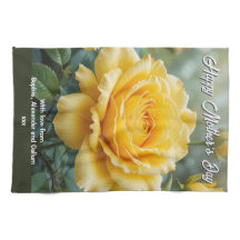 Muttertags-Gelbe-Rosen-Blumen-Elegante Küche