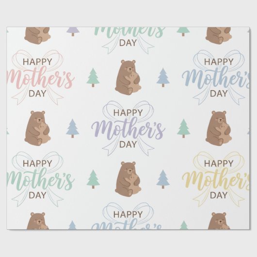 Muttertags-Geschenkpapier, Geschenkpapier (Flach)