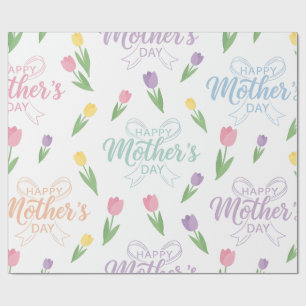 Muttertags-Geschenkpapier - Glückliches Muttertags Geschenkpapier