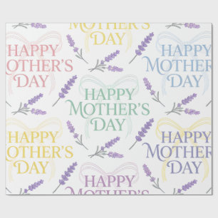 Muttertags-Geschenkpapier - Glückliches Muttertags Geschenkpapier