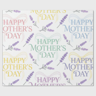 Muttertags-Geschenkpapier - Glückliches Muttertags Geschenkpapier