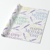 Muttertags-Geschenkpapier - Glückliches Muttertags Geschenkpapier (Ungerollt)