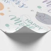 Muttertags-Geschenkpapier - Glückliches Muttertags Geschenkpapier (Ecke)