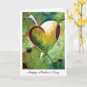 Muttertags Grußkartendesign von MADART Karte (Gelbe Blume)