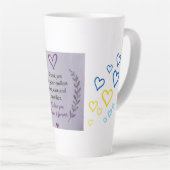 Muttertags-Herzmuster-Tasse Milchtasse (Rechte Ecke)