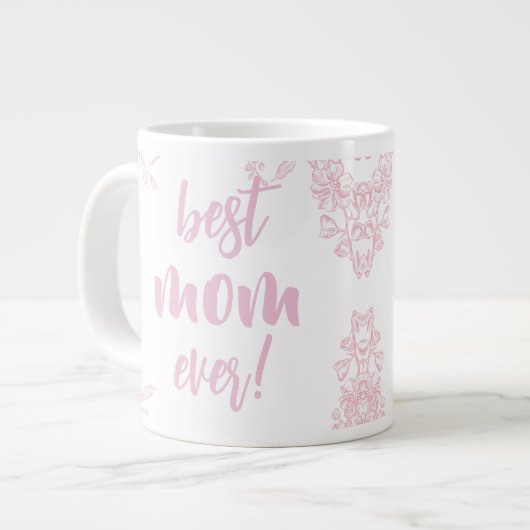 Muttertags-Kaffeetasse Jumbo-Tasse (Vorderseite Links)