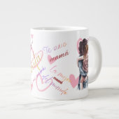Muttertags-Kaffeetasse Jumbo-Tasse (Vorderseite Rechts)