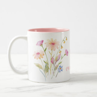 Muttertags-Kaffeetasse mit Zitat Zweifarbige Tasse