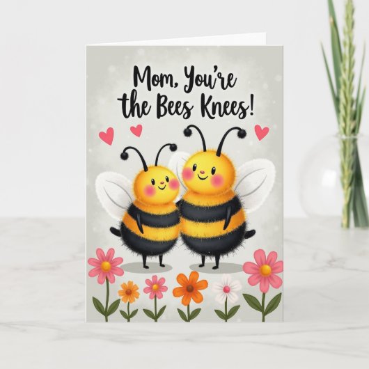 Muttertags-Karte Bees Knees Karte (Vorderseite)