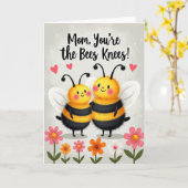 Muttertags-Karte Bees Knees Karte (Gelbe Blume)