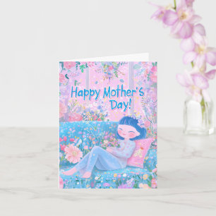Muttertags-Karte im gefalteten Format Karte