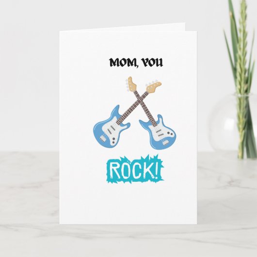 Muttertags-Karte mit Falz Karte (Vorderseite)