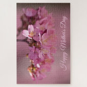 Muttertags-Kirschblüten Zartes Rosa-Bouquet Puzzle (Vertikal)
