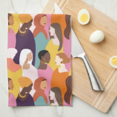 Muttertags Küchentuch (Viertel Falte)