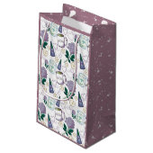 Muttertags-Lavendel Kleine Geschenktüte (Rückseite Schrägansicht)