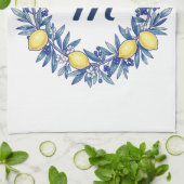 Muttertags-Lemonen-Handtuch mit Initiale Geschirrtuch (Gefaltet)