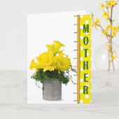 Muttertags-Narzissenstrauß Karte (Gelbe Blume)