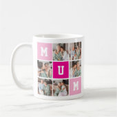 Muttertags-Personalisierter-Foto-Collage-Becher Kaffeetasse (Links)