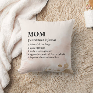 Muttertags-Rosa-Gold-Mutter-Definition-Namen Kissen