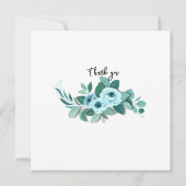 Muttertags-Rosen-Grün-Grußkarte Karte (Rückseite)