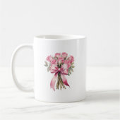 Muttertags-Rosenbouquet in Rosa – Elegante Blumenจ Kaffeetasse (Links)