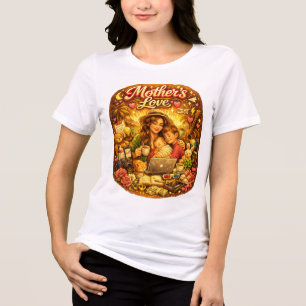 Muttertags-T-Shirt Tri-Blend Shirt