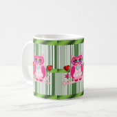 Muttertags-Tassen Eule Kaffeetasse (Vorderseite Links)