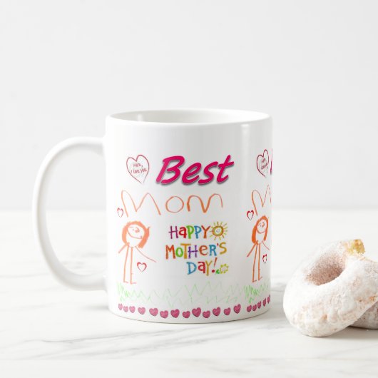 Muttertags-Tassen Kaffeetasse (Mit Donut)