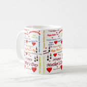 Muttertags-Tassen Kaffeetasse (Vorderseite Links)