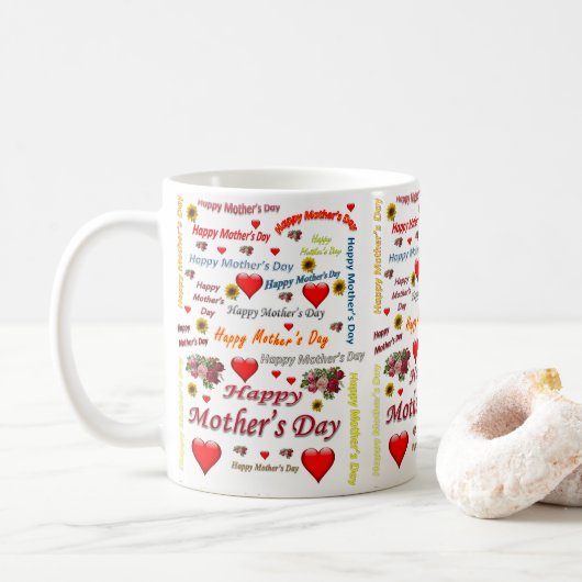 Muttertags-Tassen Kaffeetasse (Mit Donut)