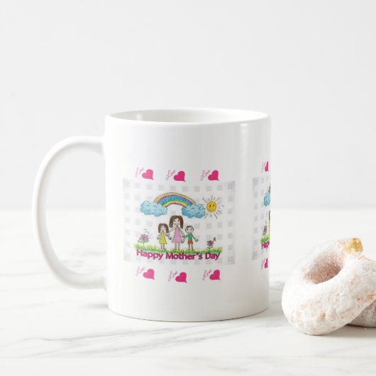 Muttertags-Tassen Kaffeetasse (Mit Donut)