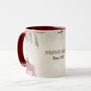 Muttertags-Tassentext "MOM" "Seit 1972" Tasse