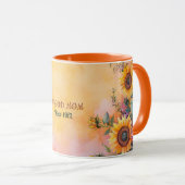 Muttertags-Tassentext "MOM" "Seit 1972" Tasse (VorderseiteRechts)