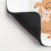 Muttertags-Thema süßes Känguru-Design Mousepad (Ecke)