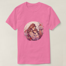 Muttertags-Watercolor-Mom-T-Shirt