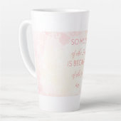 Muttertags-Zitat Latte-Kaffeetasse Milchtasse (Linke Ecke)