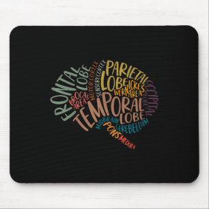 Muttertagsanatomie des Gehirns Nurse Gehirn Anatom Mousepad